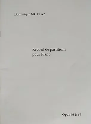 Recueil de partitions pour piano
